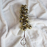 Yılbaşı Süsü Disko Toplu Üzüm Sarkıt Altın 45 cm