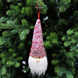 Yılbaşı Süsü Şapkalı Asmalı Yüz 60 cm