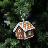 Yılbaşı Süsü Kurabiye Ev 8 cm
