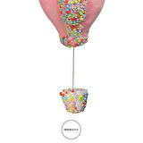 Yılbaşı Süsü Şekerlemeli Hava Balonu Pembe 30 cm