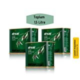 Ahsaf Naturel Sızma Zeytinyağı 3 x 500 ml Teneke 