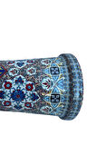 Profesyoneller için  Döküm Mısır Darbuka Ağırlık  4 Kg İznik Çinisi İşlemeli