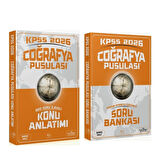 CBA Yayınları 2026 KPSS Coğrafya Pusulası Konu ve Soru Bankası Seti 2 Kitap