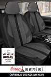 Alfa Romeo 155  Uyumlu 5 KOLTUK TAM SET SİNOP SERİSİ VELUR KUMAŞ OTO KOLTUK KILIFI KOKMA TERLETME YAPMAZ FÜME