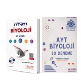 Limit Yayınları TYT AYT Biyoloji El Kitabı ve Çöz Kazan AYT Biyoloji Deneme 2 Kitap Set