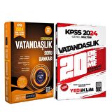 2024 KPSS Vatandaşlık Pegem Soru ve Yediiklim Deneme Seti 2 Kitap