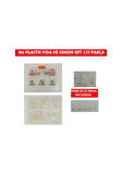 PLASTİK METRİK VİDA SETİ M4 VİDA SOMUN SET 120 PARÇA