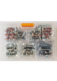 M6 Ysb Vida Somun Pul Seti 180 Parça M6 Boy 15-20-25-30 MM