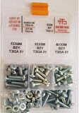 M6 Ysb Vida Somun Pul Seti 180 Parça M6 Boy 15-20-25-30 MM