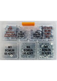 Somun Seti 210 Parça -Metrik Somun Set 