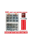 Somun Seti Metrik-Unc 320 Adet Somun Seti