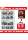 M2 Vida-Somun Seti Yhb 400 Parça