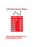Vida -Dübel-Pul-Çivi -Hırdavat Seti 607 Parça Kullanışlı Set