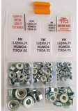 Flanşlı Pullu Somun Seti 95 Parça M4-M5-M6-M8-M10