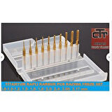 Gravür- Cnc Router Pcb Kesici - Freze Seti 0.8-3.17Mm 10 Adet