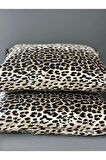 2'li Leopar Desenli Yastık Kılıfı 50x70 Cm