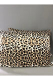 2'li Leopar Desenli Yastık Kılıfı 50x70 Cm
