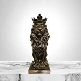 Aslan Kral Bronz Biblo