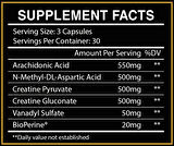 CENTURİON LABZ Warpath Maximizer Workout Creatine Complex (Daa Aspartic acid + Vanadyl sulfate) 90 Kapsül