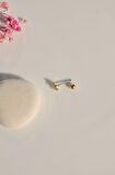 Gold Mini Çiçek Piercing Tragus Helix Kıkırdak