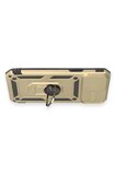 Ugr02 Iphone 12 Pro Max Kılıf Pars Lens Yüzüklü Silikon - Gold