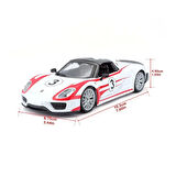 28009 Burago Porsche 918 Spyder 1:24 Model Araba -sunman