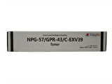 Canon C-EXV 39 Siyah Toner Muadil, IR 4025, 4035, 4792B002AA
