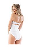 Kadın Beyaz Dikişsiz Çift Kat Slip Korse 2009