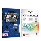 3D TYT Sosyal Bilimler Deneme ve AKM Paragraf Soru Bankası Seti 2 Kitap