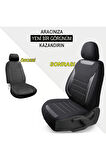 Hyundai İ20 Araçlara Uyumlu Tam Takım Smart SB Model Oto Koltuk Kılıfı Seti