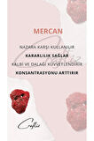 Mercan Taşı Kalp Kolye - Çelik Zincir ile Aşk ve Doğal Güzellik