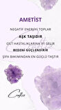 Doğal Ametist Taşı Tesbih - Ruhsal Denge ve Şıklığın El Yapımı Simgesi, 33’lük Özel Tasarım