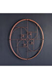 Altın Oran Fibonacci Spirali Metal Duvar Dekoru