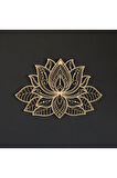3d Mandala Lotus Çiçeği Metal Duvar Dekoru