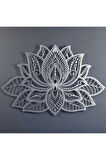 3d Mandala Lotus Çiçeği Metal Duvar Dekoru