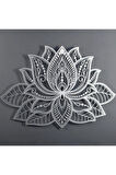 3d Mandala Lotus Çiçeği Metal Duvar Dekoru