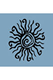 Tuhaf Güneş (wacky Sun) Metal Duvar Dekoru