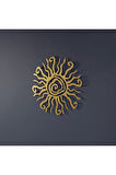 Tuhaf Güneş (wacky Sun) Metal Duvar Dekoru
