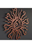 Tuhaf Güneş (wacky Sun) Metal Duvar Dekoru