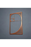 Altın Oran Fibonacci Spiral Eşsiz Modern Metal Duvar Dekoru