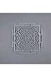 Sri Yantra Kutsal Geometri Metal Duvar Dekoru