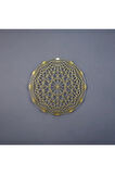 Tesseract Çapraz Poligon Metal Duvar Dekoru