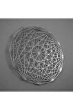 Tesseract Çapraz Poligon Metal Duvar Dekoru