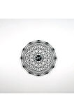 Tesseract Çapraz Poligon Metal Duvar Saati