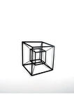 Tesseract Cube Küp Metal Duvar Dekoru, Infinity Cube Küp Metal Duvar Dekoru