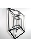 Tesseract Cube Küp Metal Duvar Dekoru, Infinity Cube Küp Metal Duvar Dekoru