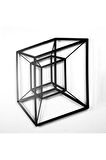 Tesseract Cube Küp Metal Duvar Dekoru, Infinity Cube Küp Metal Duvar Dekoru