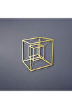 Tesseract Cube Küp Metal Duvar Dekoru, Infinity Cube Küp Metal Duvar Dekoru
