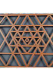 Sri Yantra Kutsal Üçgen Metal Duvar Dekoru