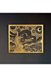 Van Gogh Yıldızlı Geceler Metal Duvar Dekoru